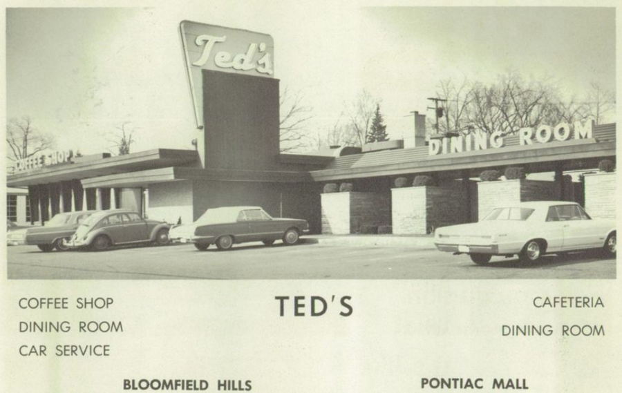 Teds Drive-In (Teds Trailer) - 1964 Waterford Kettering Yearbook Ad